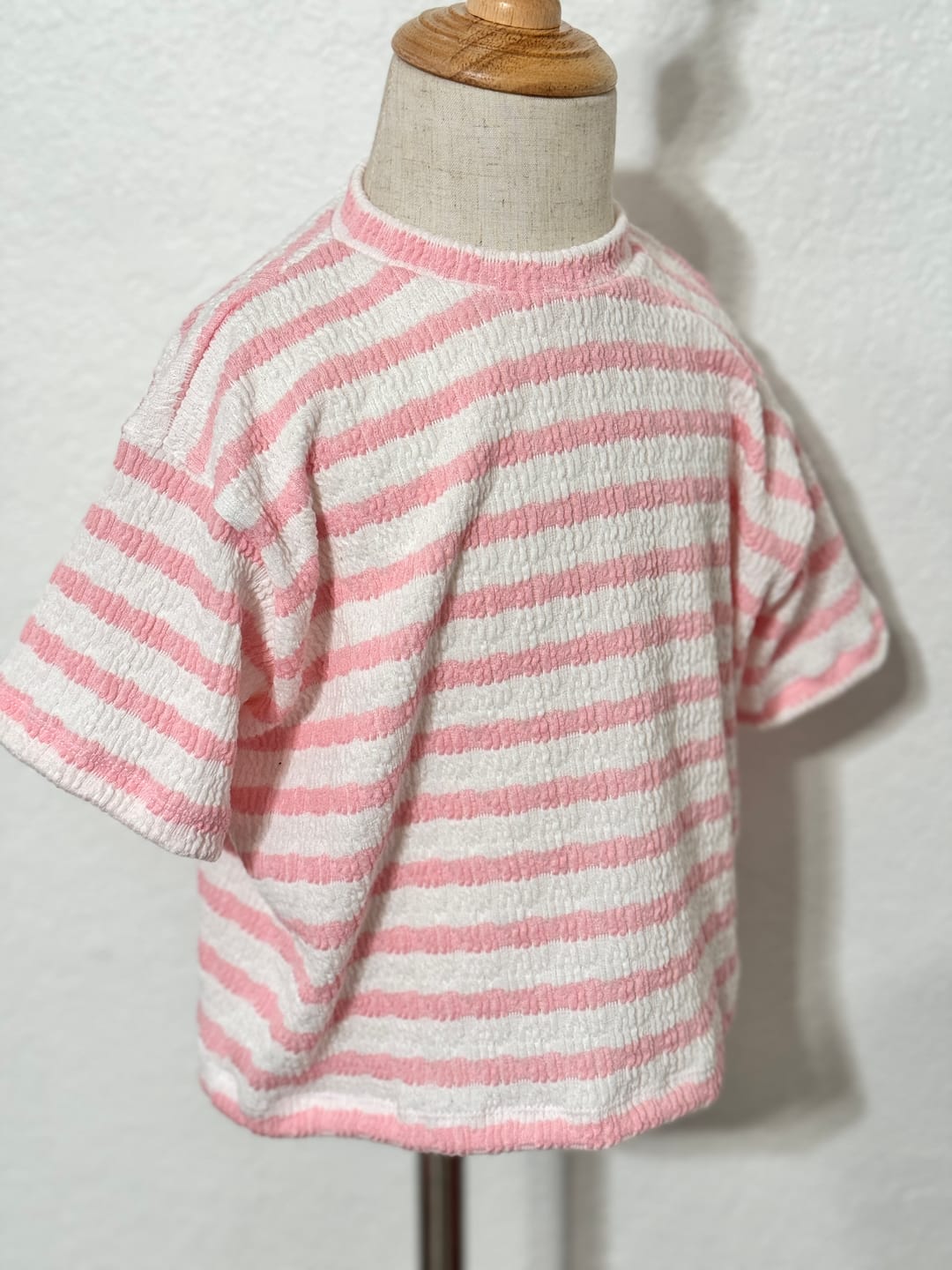 Customer photo review of Bubble Jacquard Stripe Liverpool Knit Fabric - JACQ-4619
