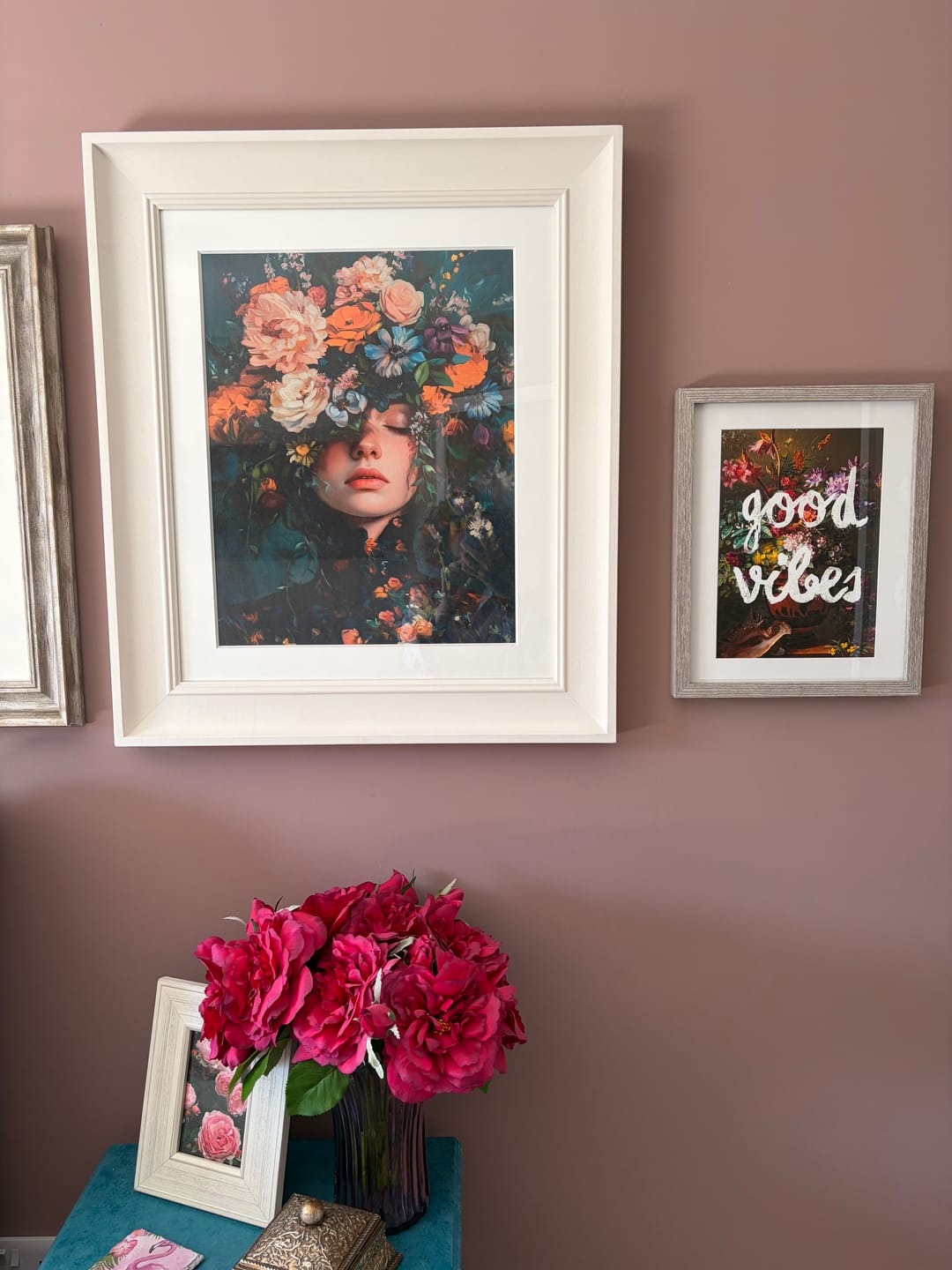 Customer photo review of Victorian Flowers Print
