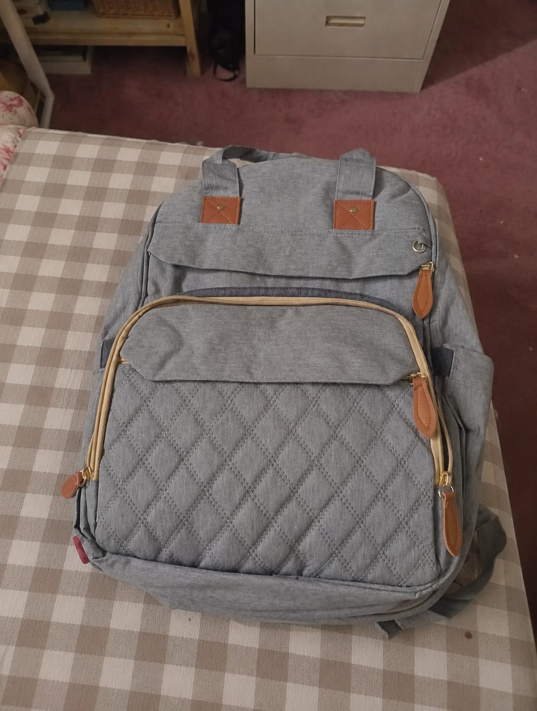Customer photo review of PilleKuckó™ - a fekvőhellyé nyitható pelenkázótáska