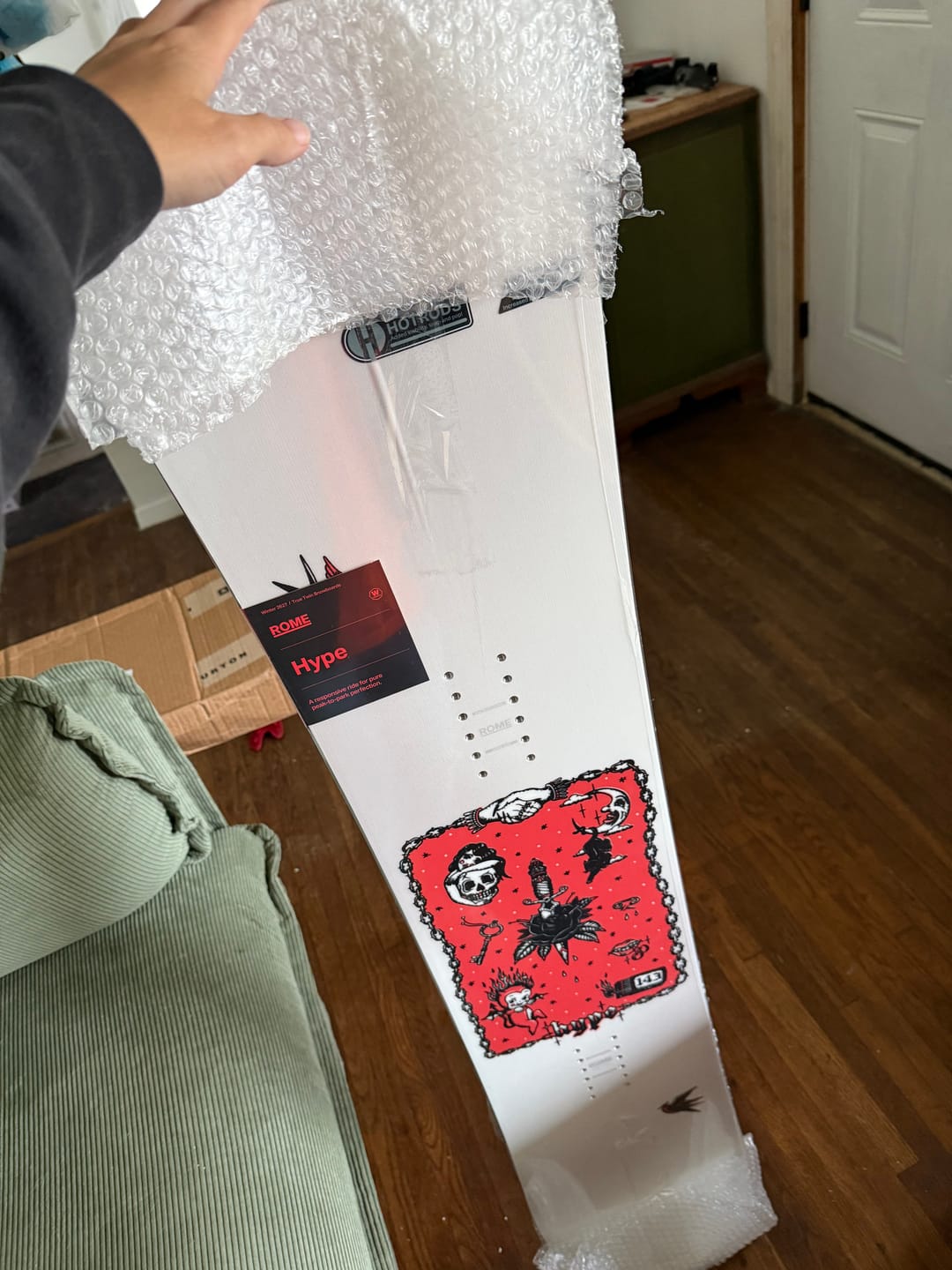 Customer photo review of Rome Hype Snowboard - Women's - 2027