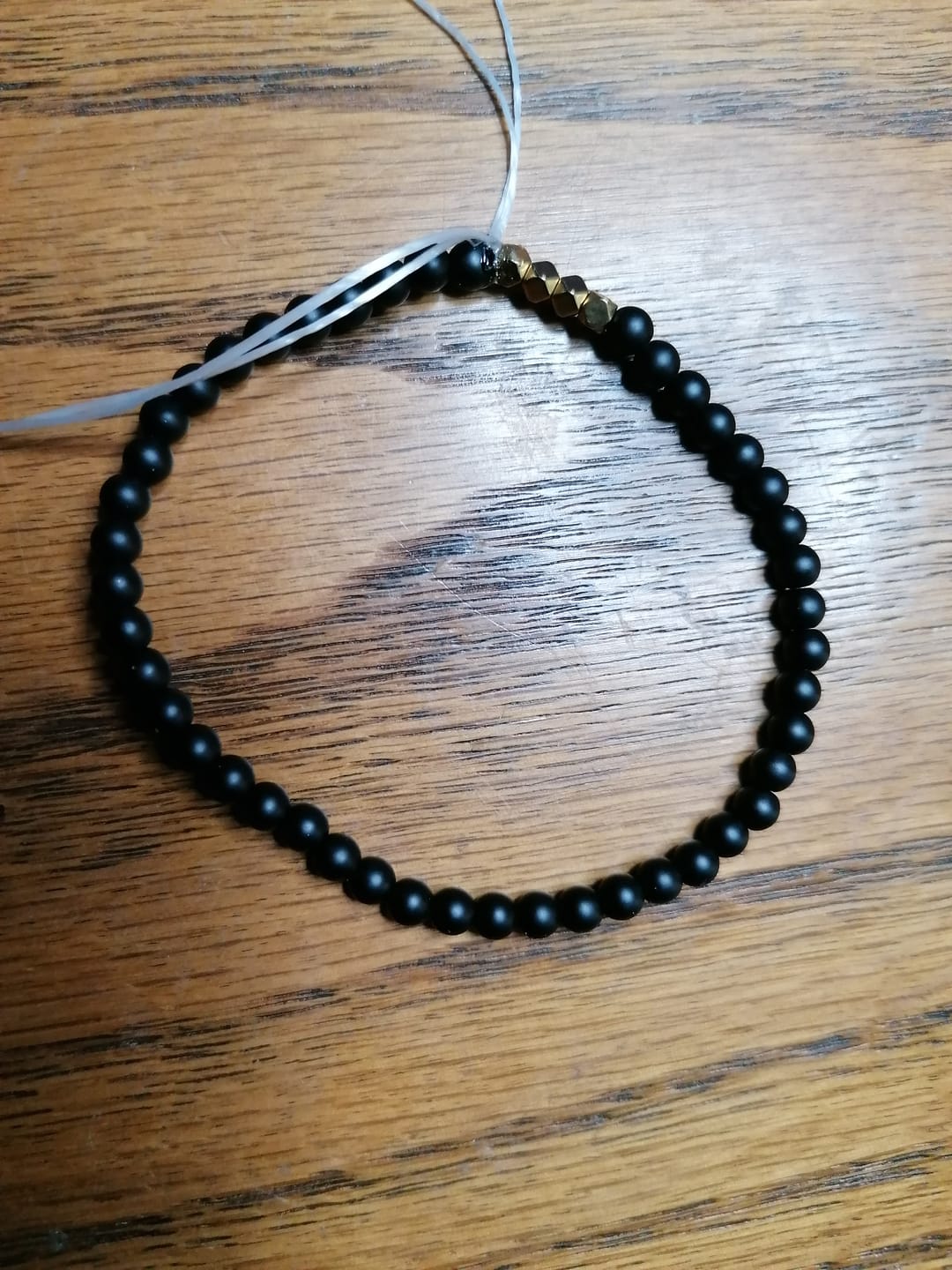Customer photo review of Obsidian Armband