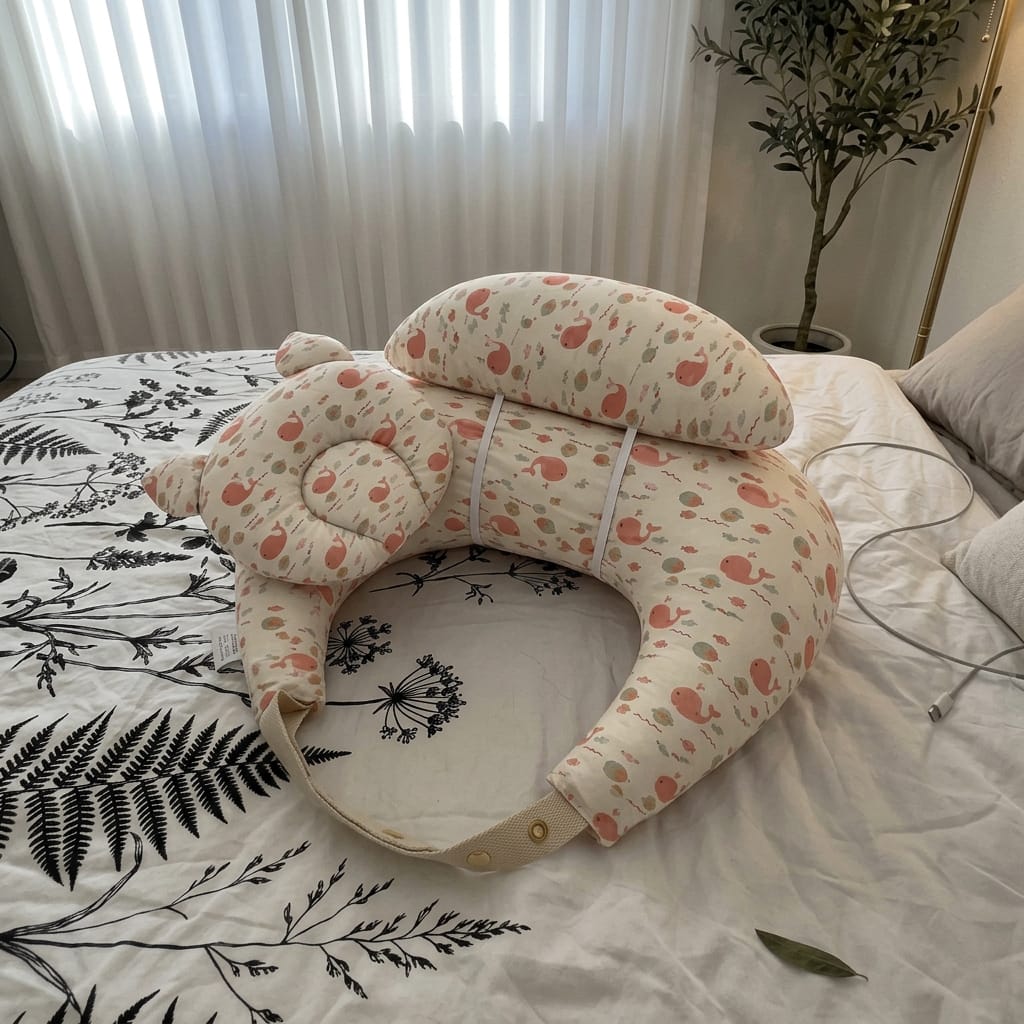Customer photo review of Almohada CozyHalo Manos Libres