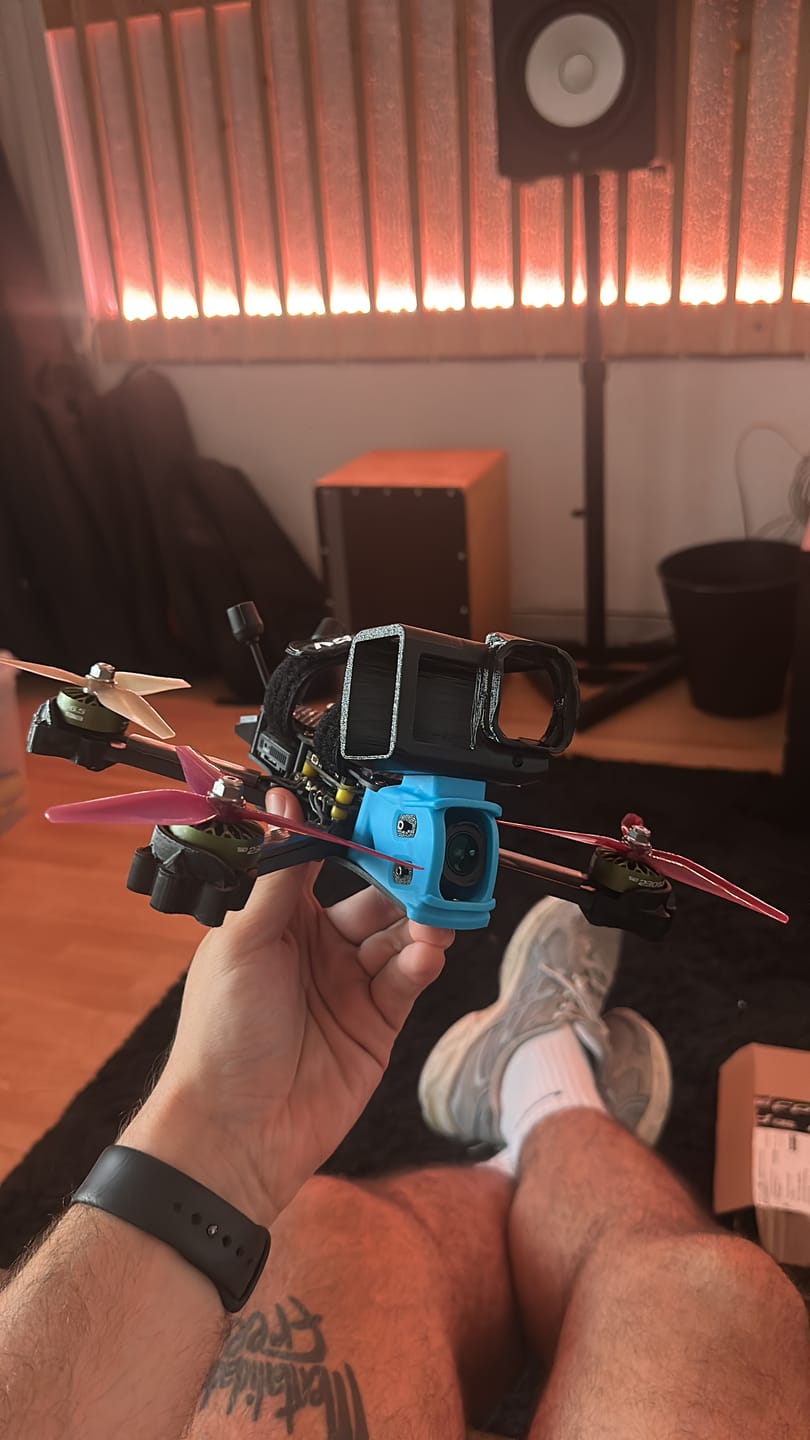 Customer photo review of DJI Action 6 Mount – Freestyle Cage