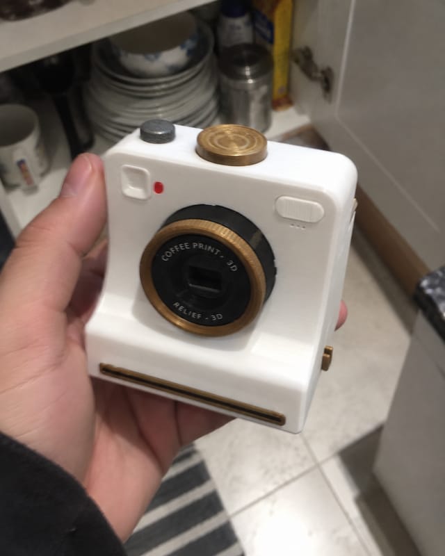 Customer photo review of LatteSnap Coffee Art Maker