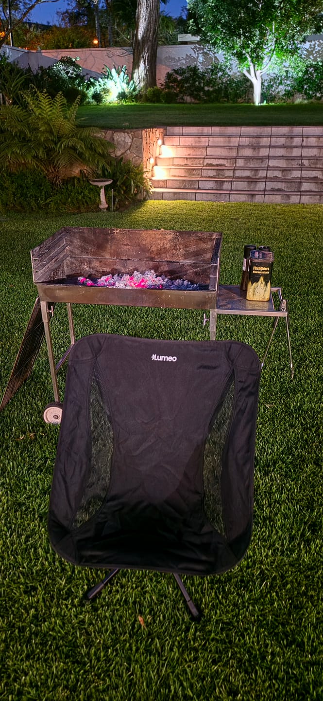 Customer photo review of Lumeo QuickFold 360 Camp Chair