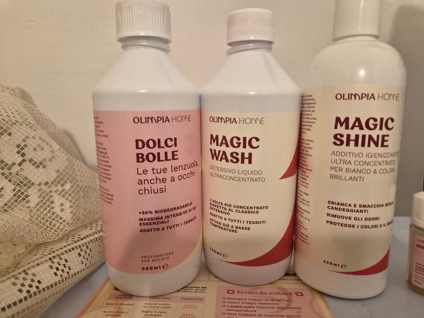 Customer photo review of Magic Wash Liquido - Il Detersivo Professionale per un Bucato Perfetto