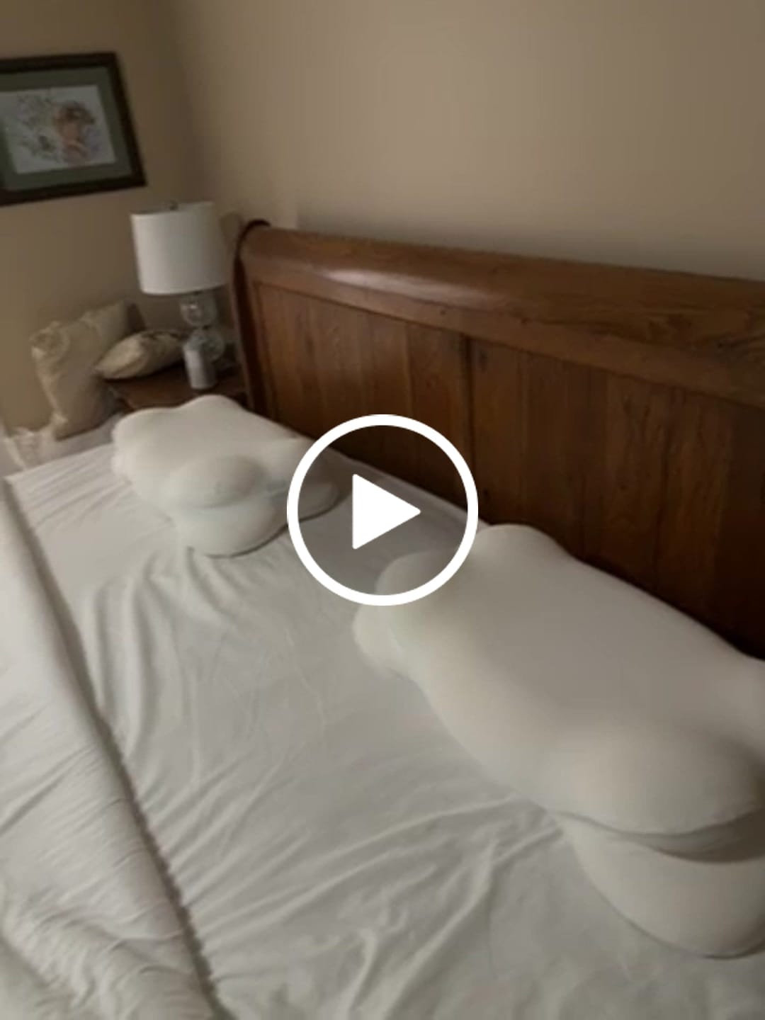 Customer video review of CloudAlign Pillow