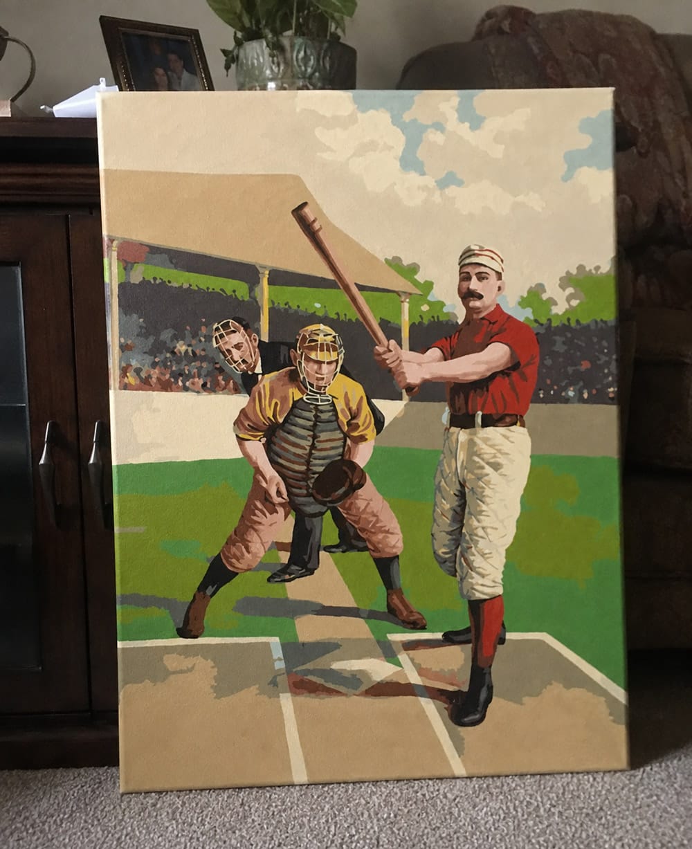 Customer photo review of Joueurs de baseball rétro