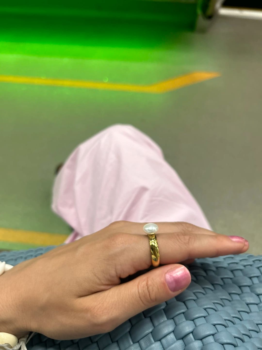 Customer photo review of Aura Pearl Band