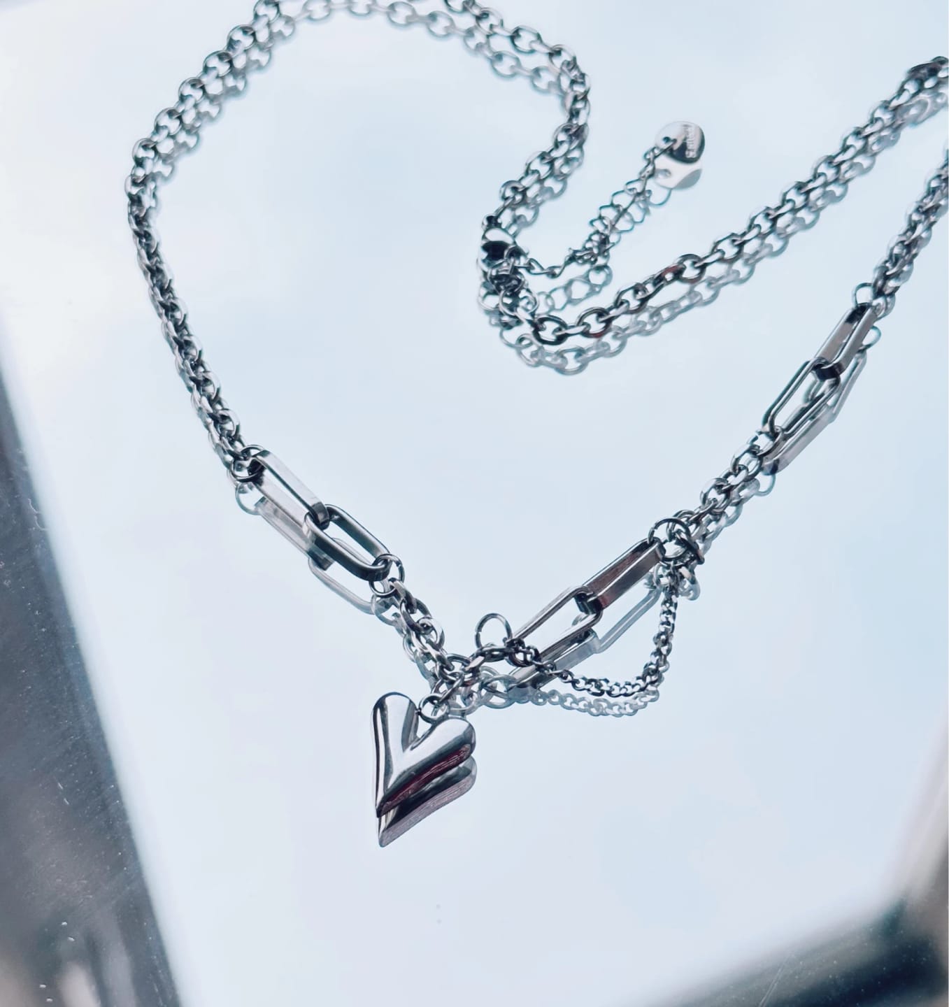 Customer photo review of Romantic Heart Pendant