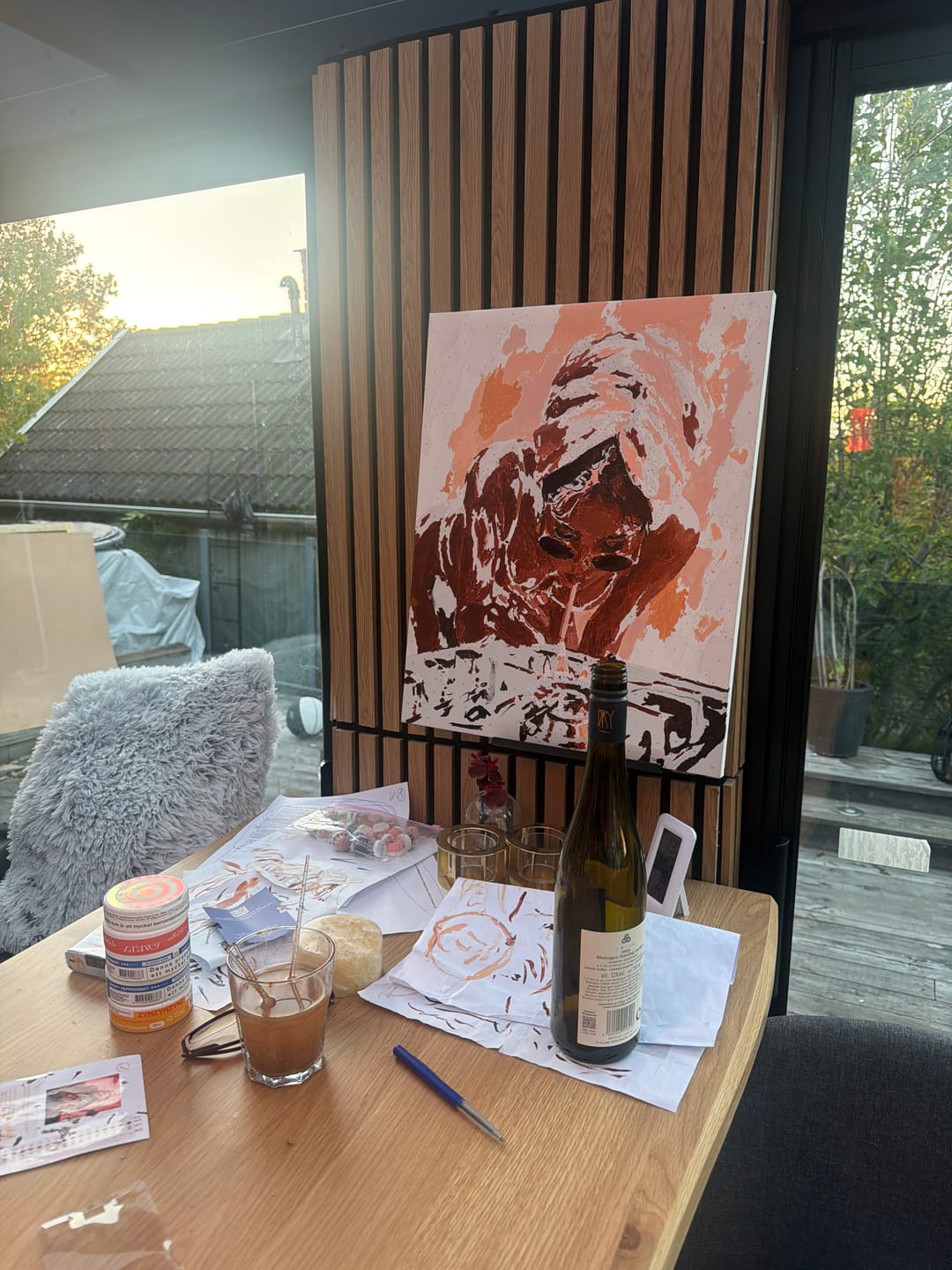 Customer photo review of Too Hot to Handle | Paint by Number