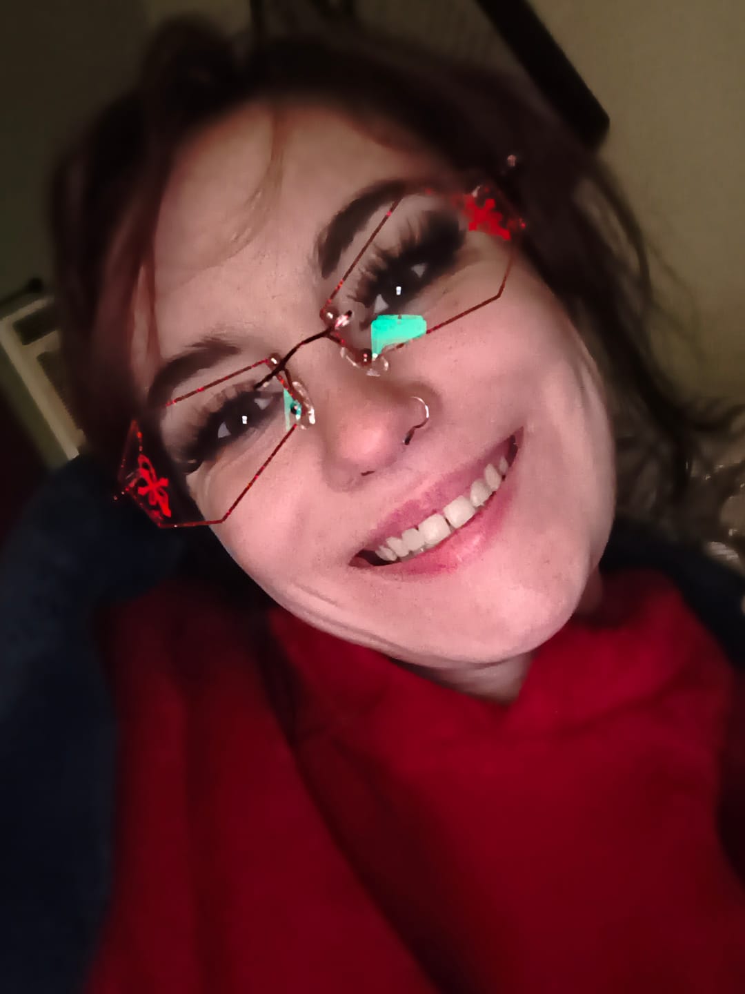 Customer photo review of Lenore Eyeglasses