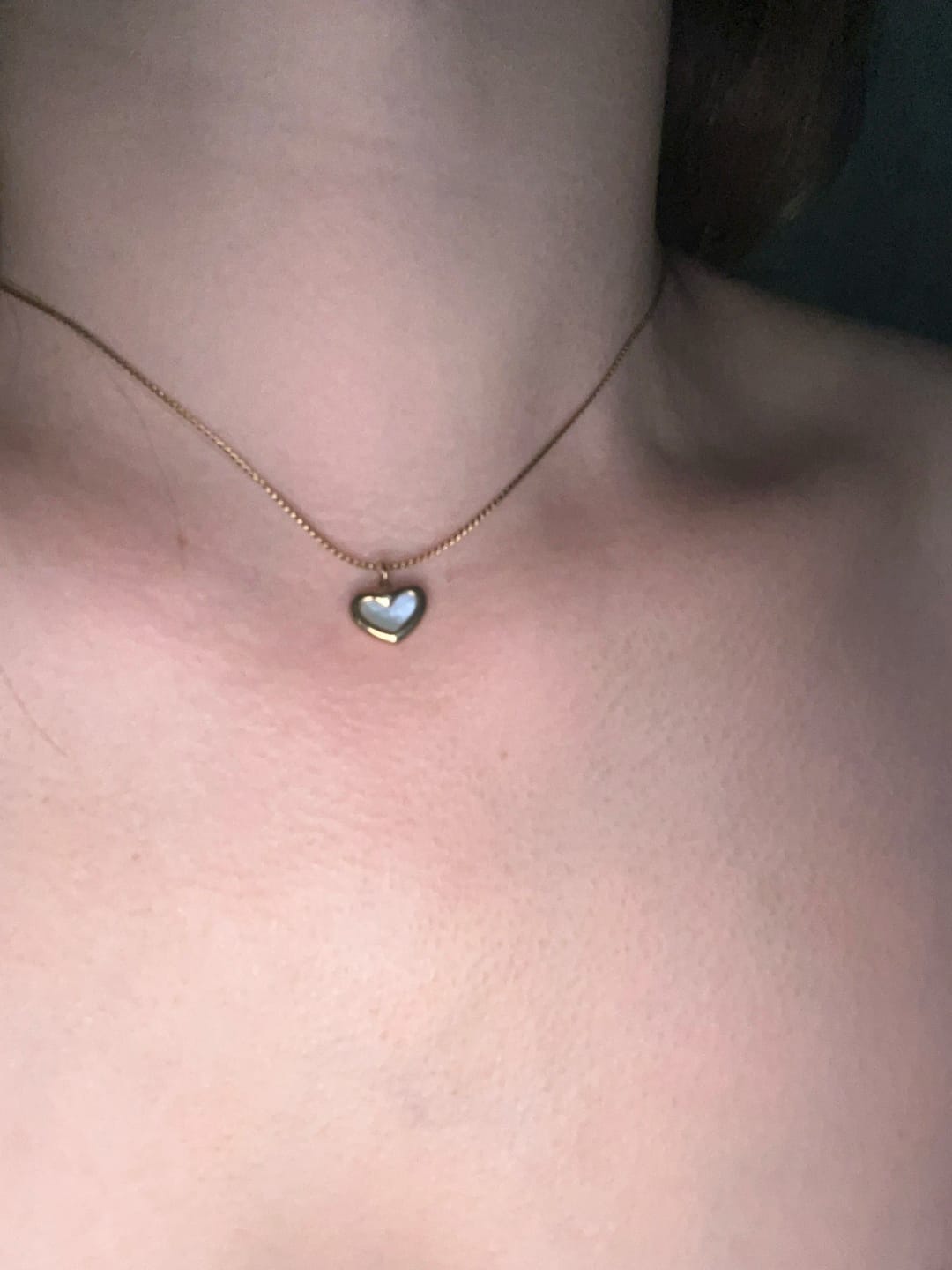 Customer photo review of Nautical Charm Shell Necklace