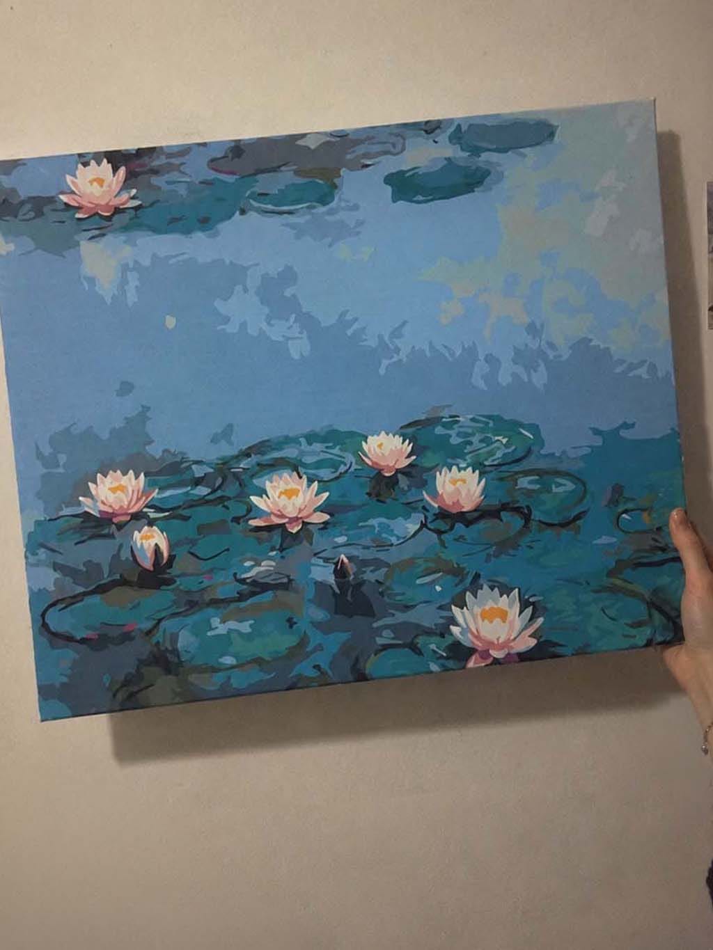 Customer photo review of Nymphéas 1914-1917 collection privée, Monet