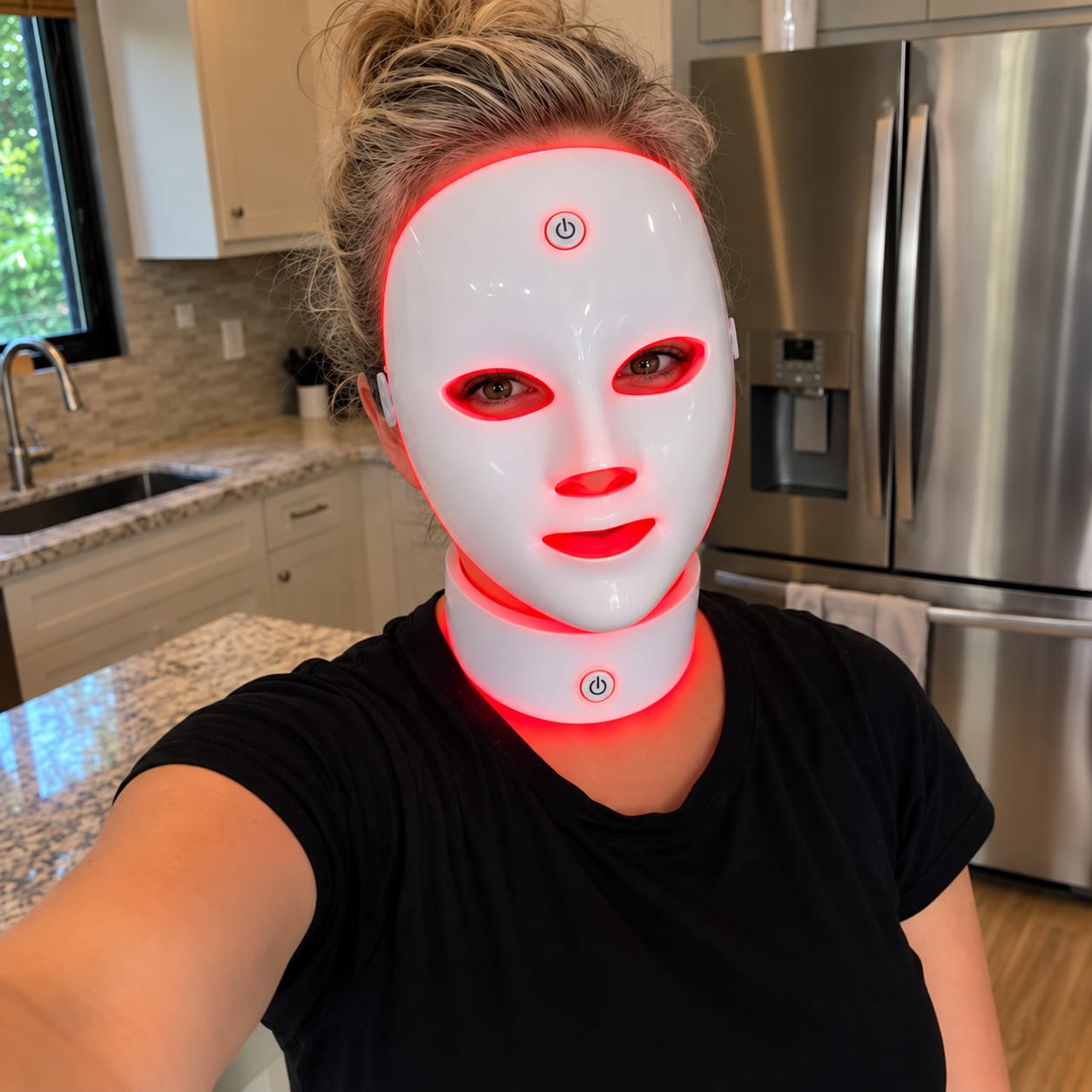 Customer photo review of LuméaSkin™ LED relift de cou