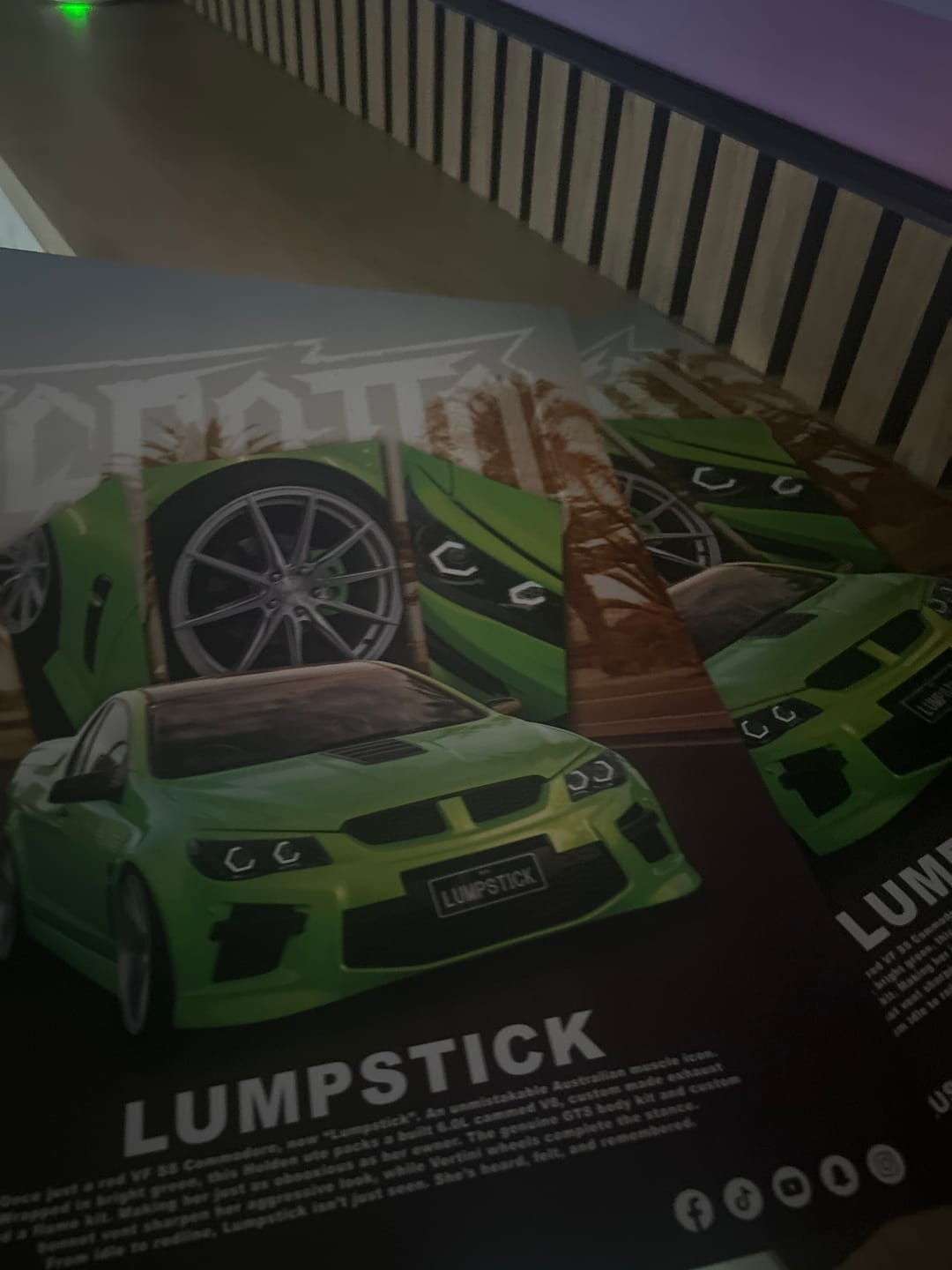 Customer photo review of Lumpstick Graphic - Poster