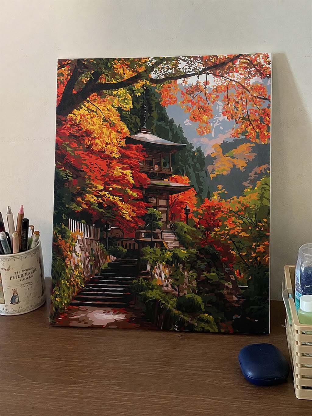 Customer photo review of Pagode japonaise en automne