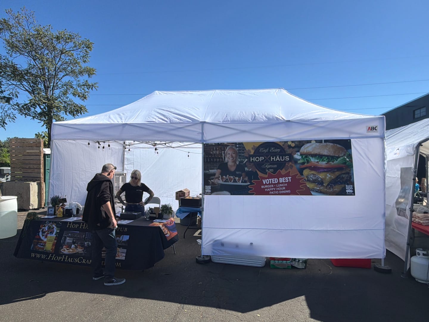Customer photo review of ABCCANOPY S1 Nova Base® - Lite Pop Up Canopy Tent with Sidewalls