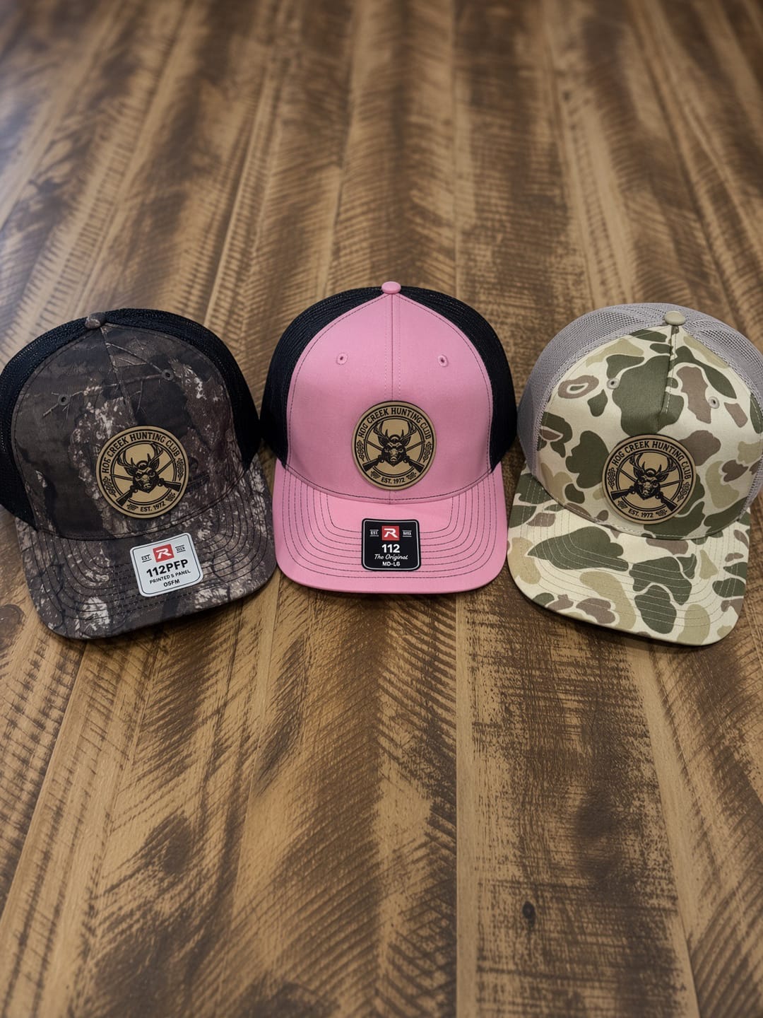 Customer photo review of Premium Custom Leather Patch Hats (Wholesale)
