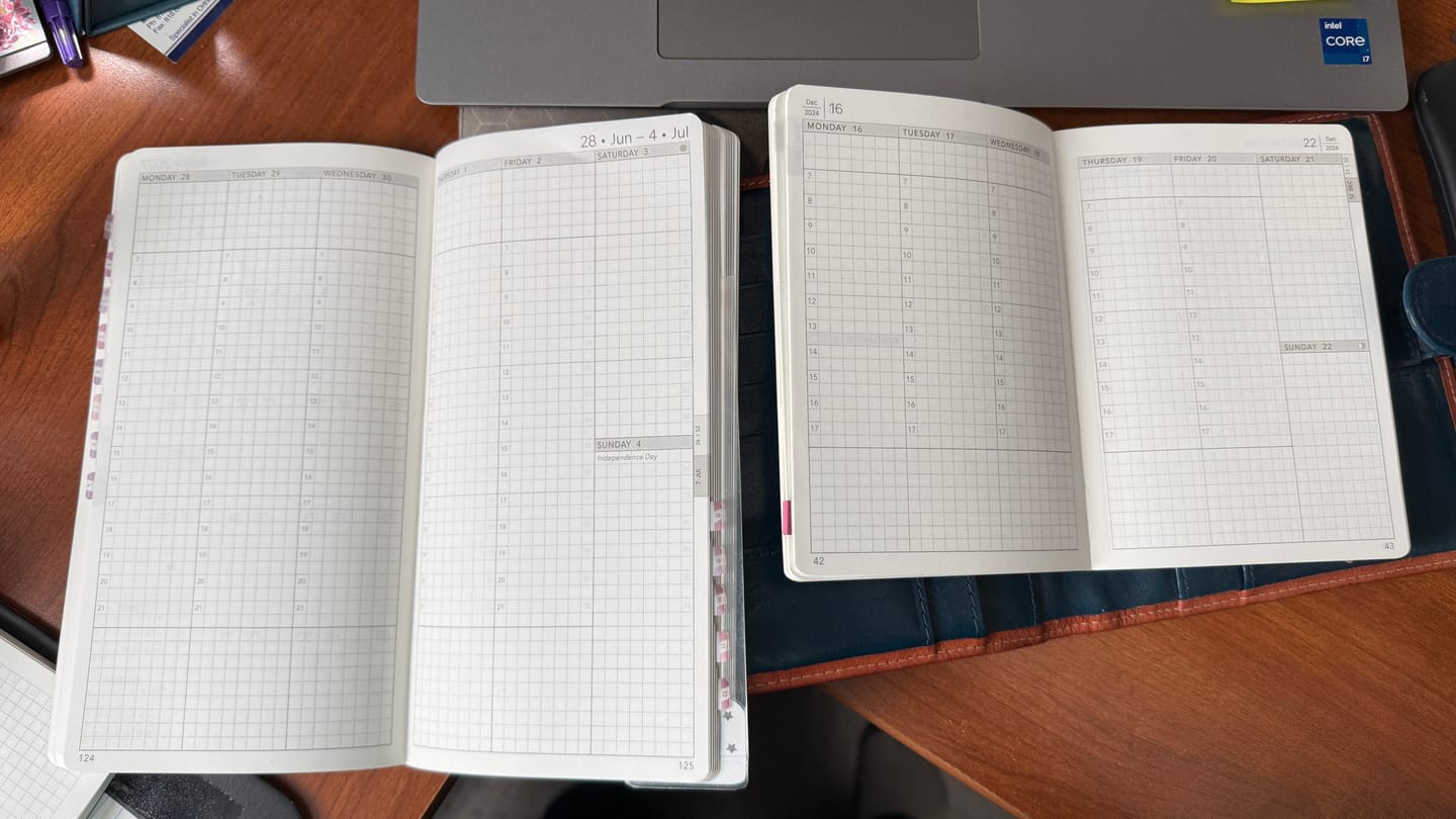 Customer photo review of PRE-ORDER | 2027 W1 Weekly Planner | Core | Stacked Weekends