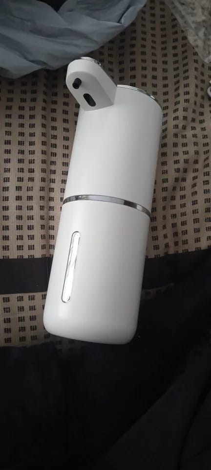 Customer photo review of Liquid Foma Soap Dispenser - Turn Your Everyday Handwashing Into a Smarter Experience