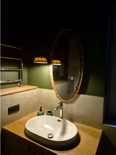 Customer photo review of Hand Painted Ceramic Pendant Light