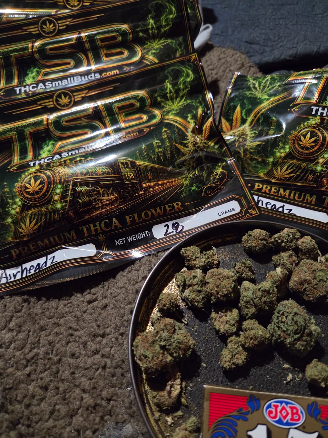 Customer photo review of Airheadz THCA Flower