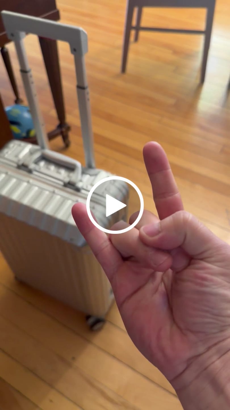 Customer video review of TREVA Aluminum Suitcase Silver