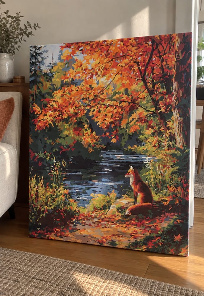 Customer photo review of Renard roux près de la rivière