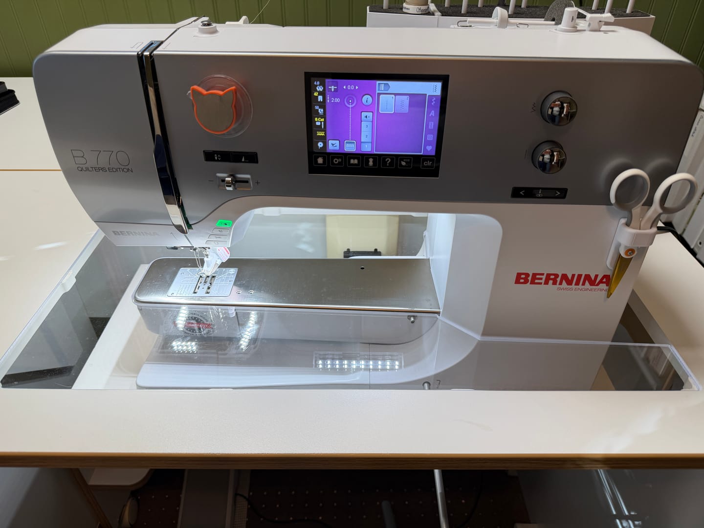 Customer photo review of Horn of America Custom Sewing Machine Insert