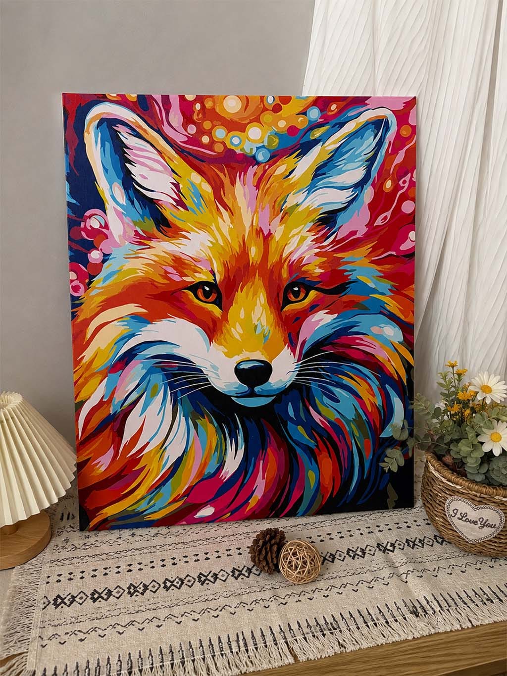 Customer photo review of Renard Coloré Abstrait