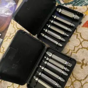 Customer photo review of Rimozione Viti Rotte Set Estrattori Doppia Punta 6 Pezzi