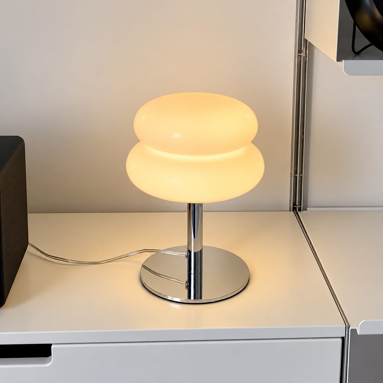Customer photo review of Donut Style Table Lamp
