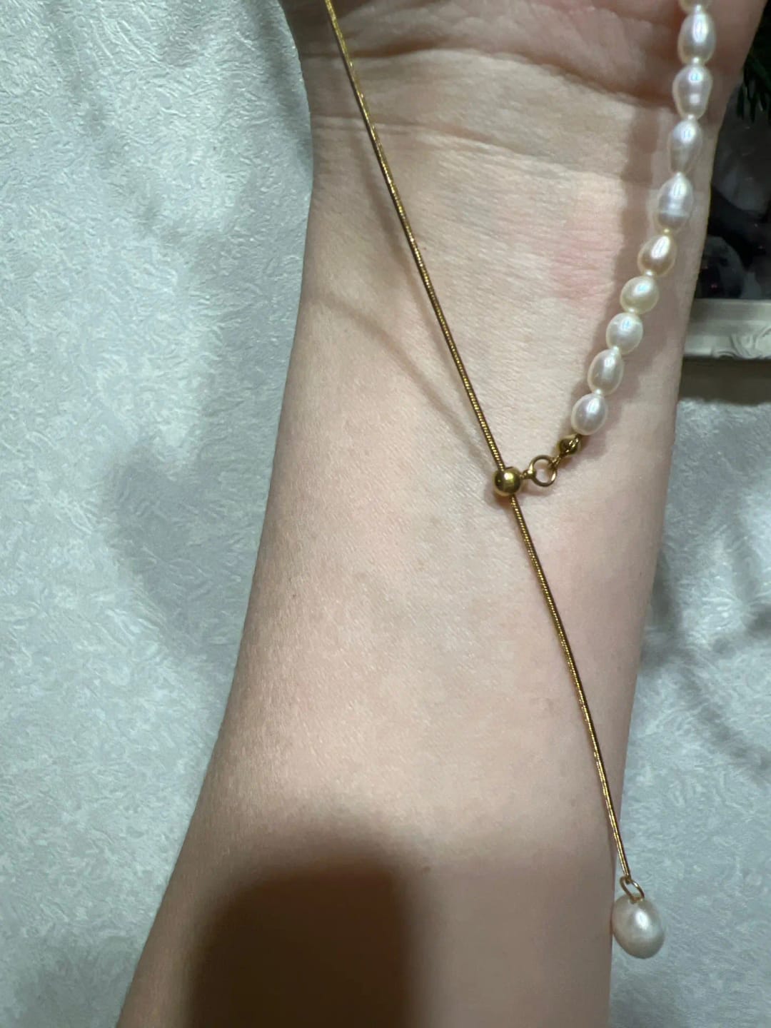 Customer photo review of Celestial Chain Necklace