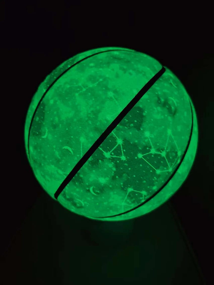Customer photo review of Glow Basketball — Hoop Past Dark