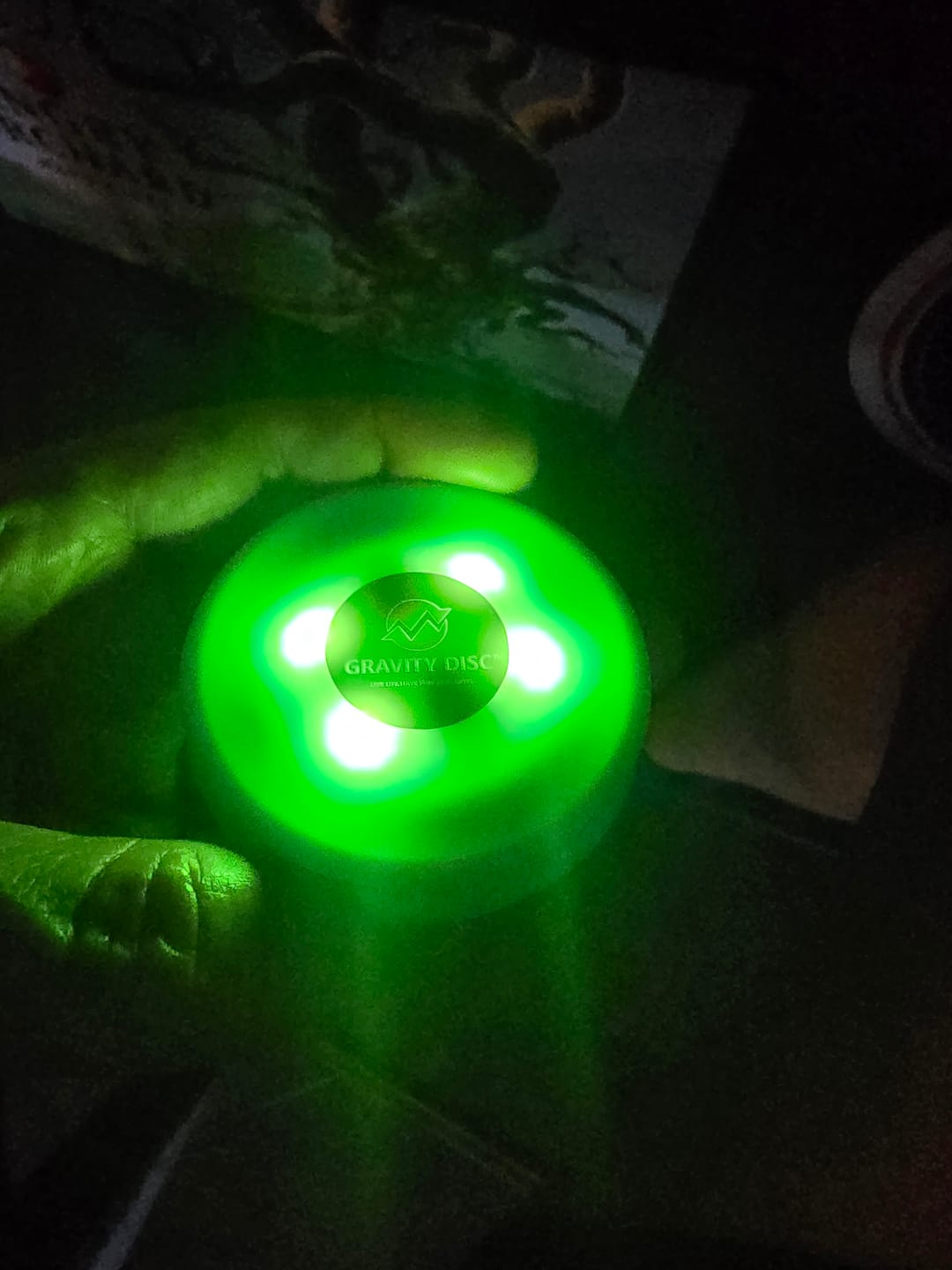 Customer photo review of Gravity Disc™ - NightFlight 2 Pack