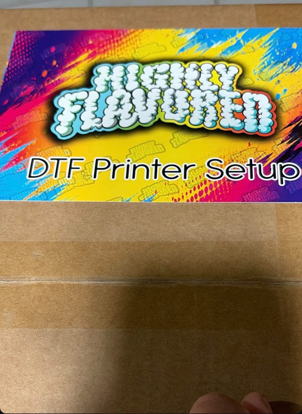 Customer photo review of DTF Printing Mastery: How To Make Tshirts & Transfers From Home