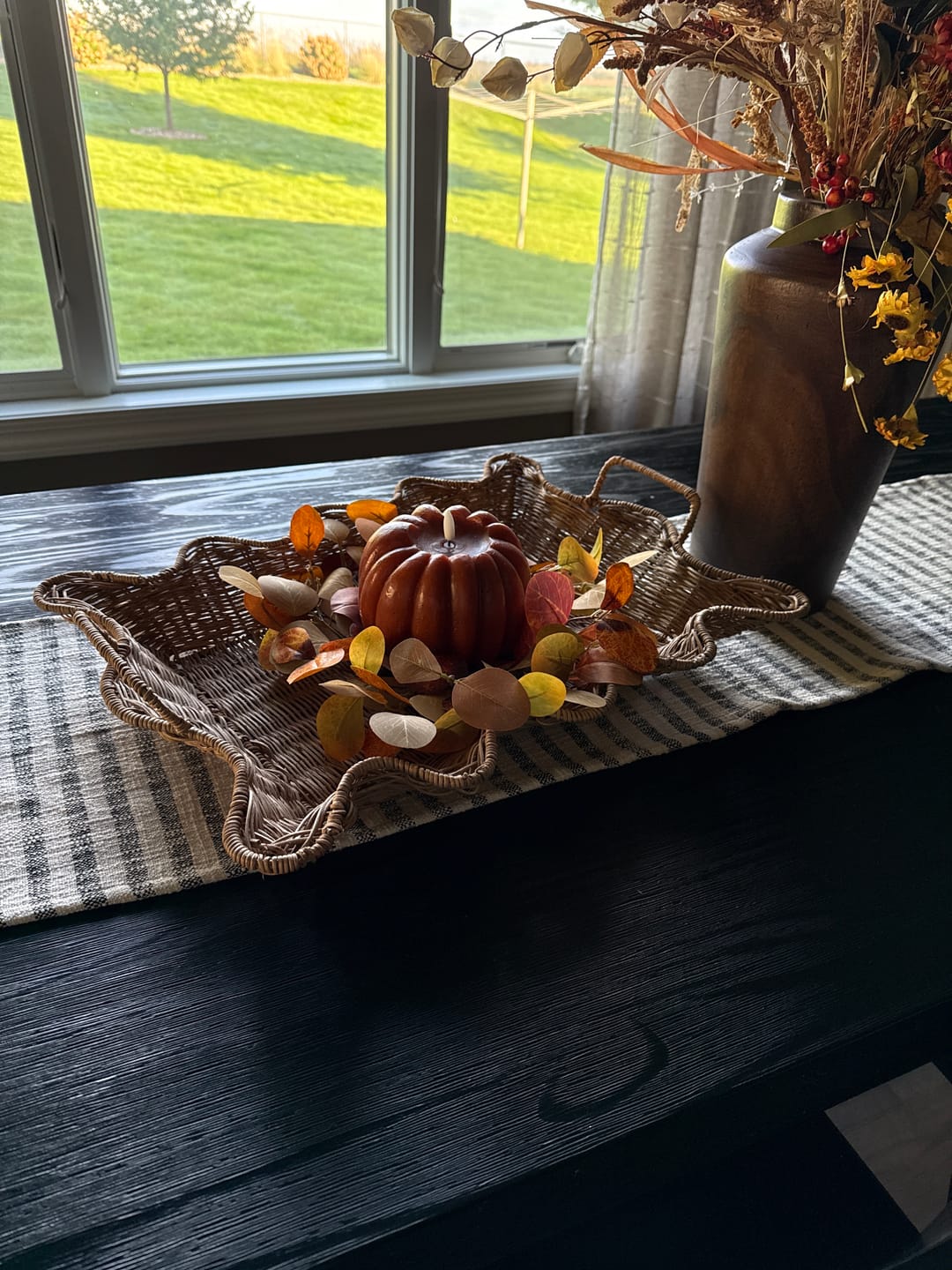 Customer photo review of Scalloped Rattan Nesting Trays
