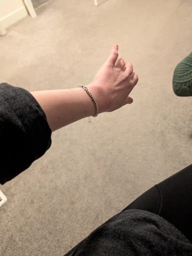 Customer photo review of Golden Touch Zircon Bracelet