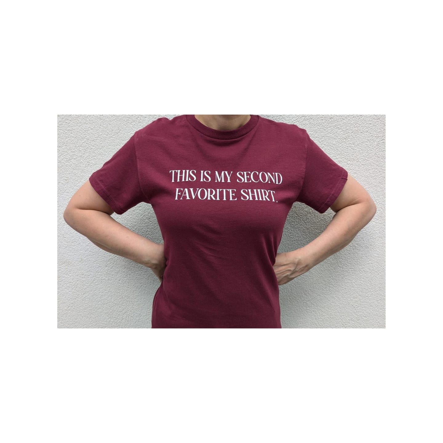 Customer photo review of This Is My Second Favorite Shirt T-shirt