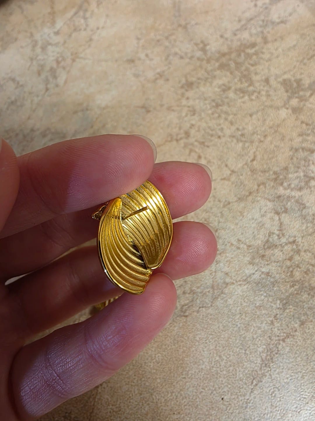Customer photo review of Cosmic Orbit Studs