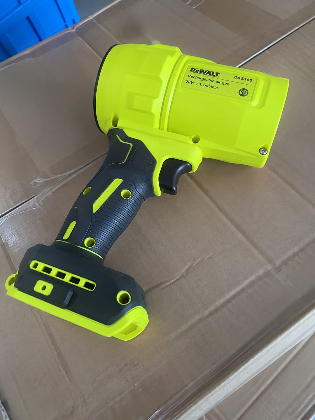 Customer photo review of Compact Cordless Jet Blower