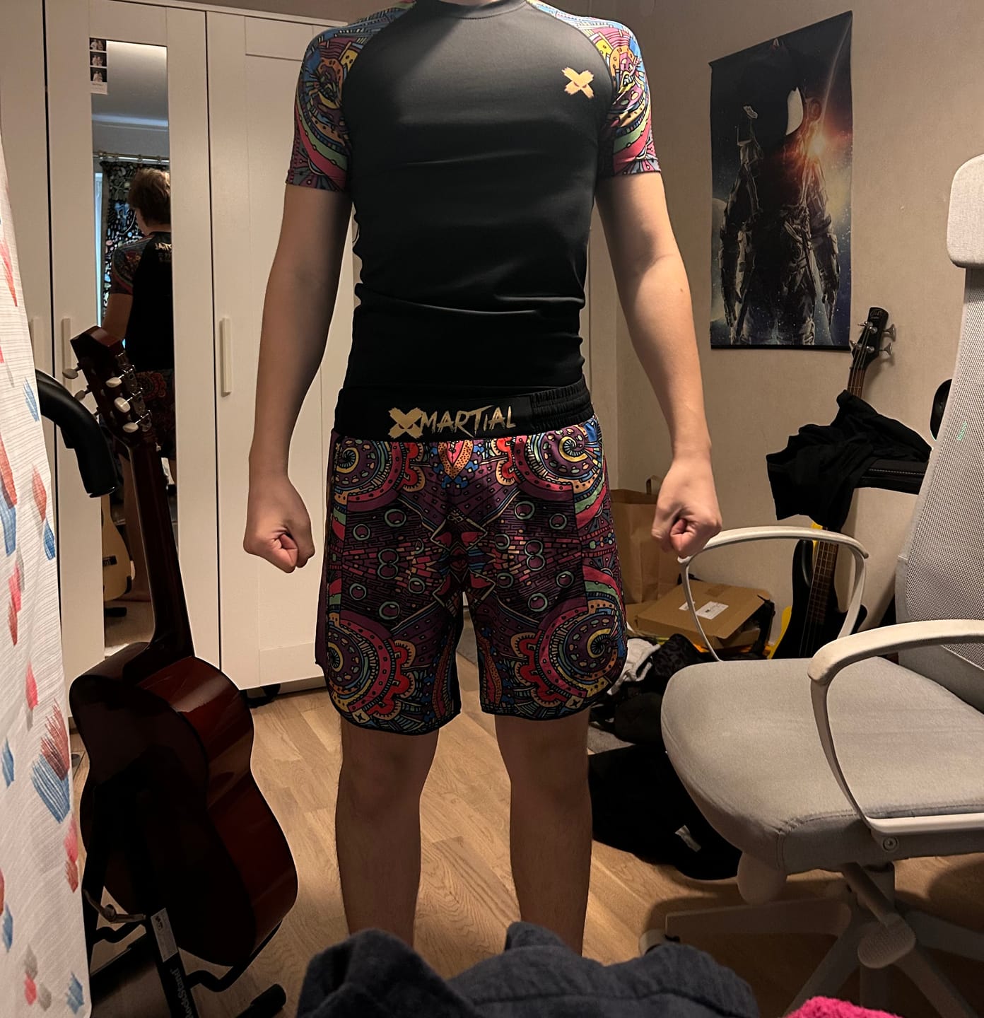 Customer photo review of Aztec BJJ Rash Guard