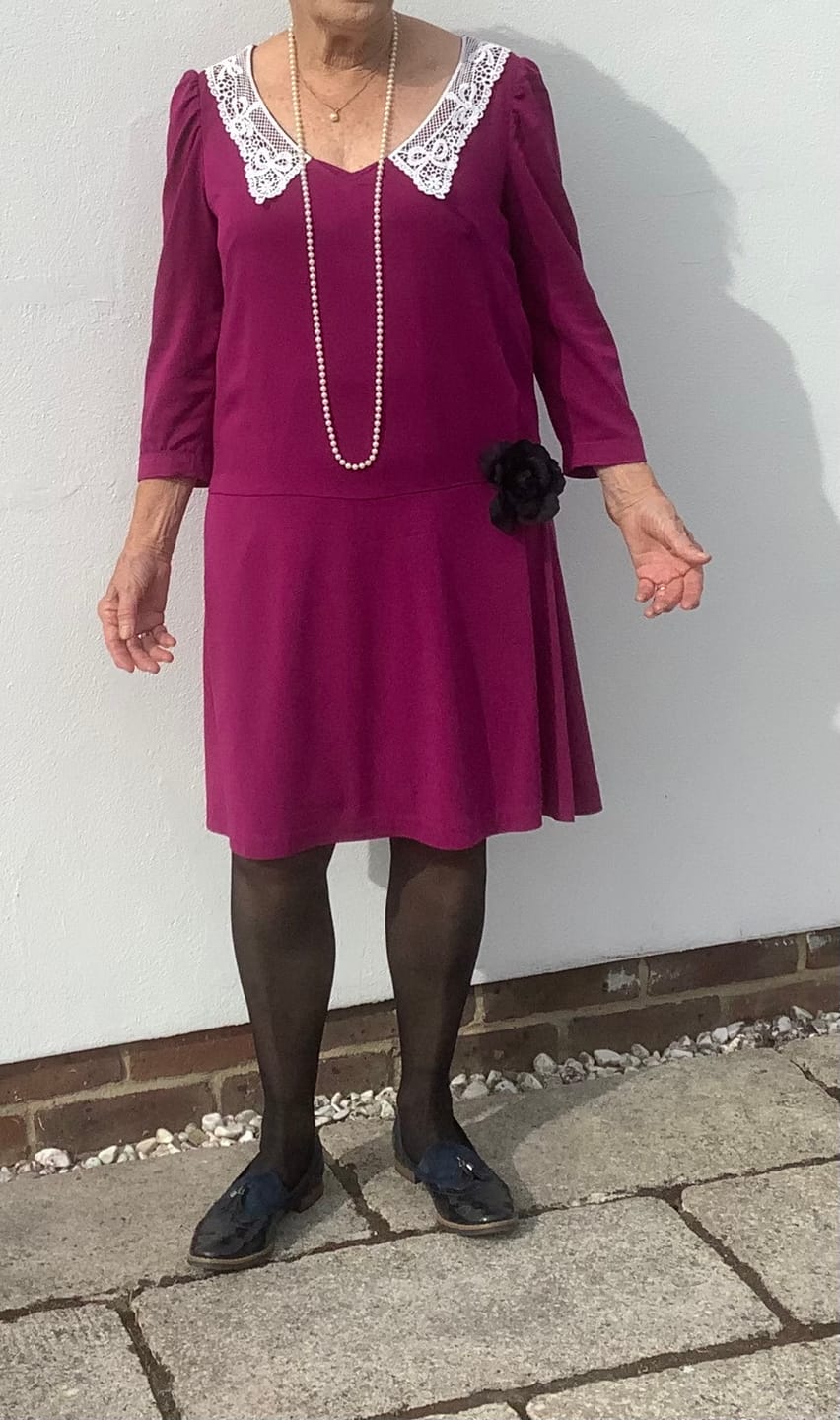 Customer photo review of Plain Viscose Stretch Twill Fabric