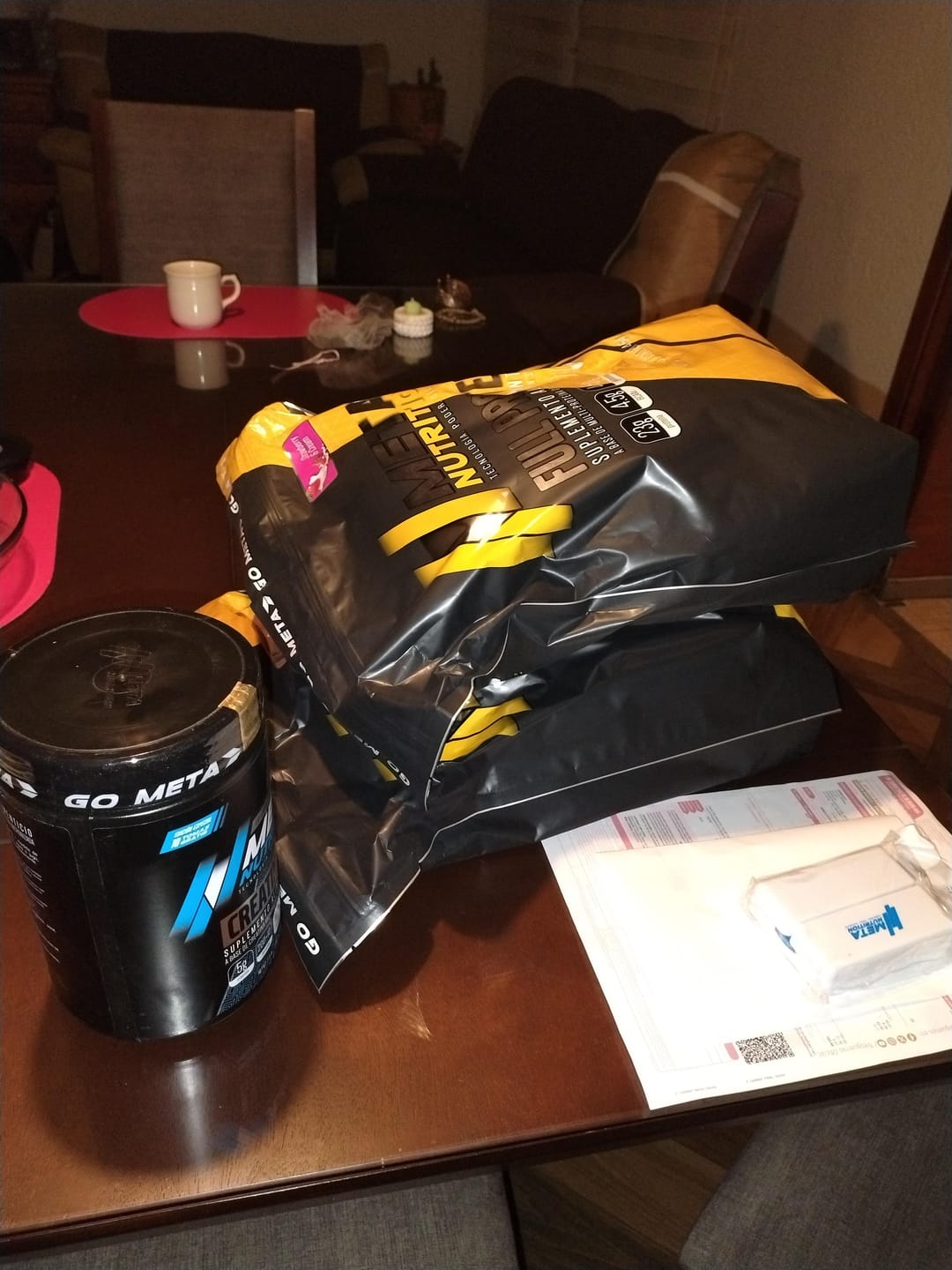 Customer photo review of Full Protein 10lb Meta Nutrition | Proteína Multi Fuente | 129 Servicios | 4.5 Meses
