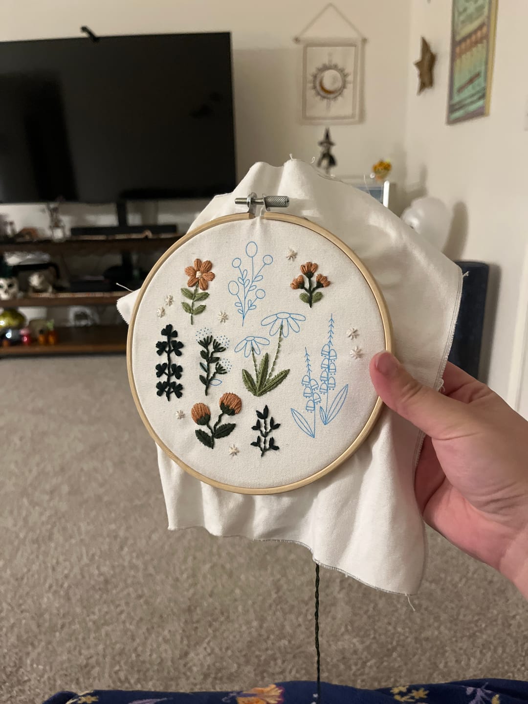 Customer photo review of WILDFLOWER - Embroidery Kit