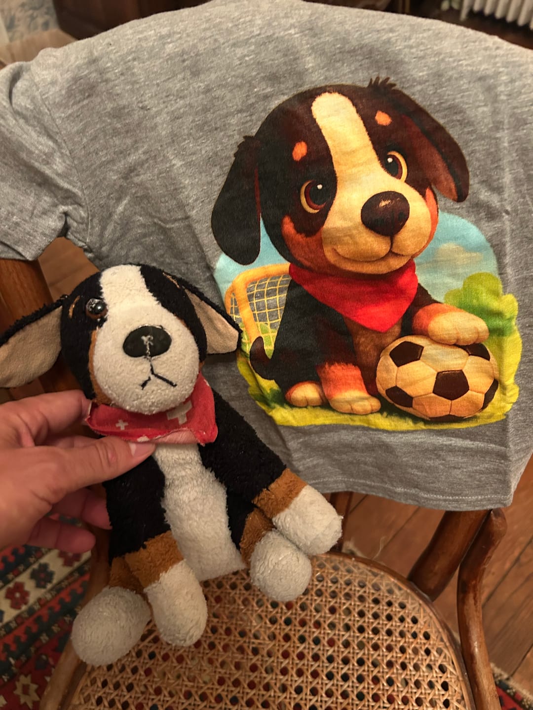 Customer photo review of T-shirt enfant personnalisé PlushyTales (2-12 ans)