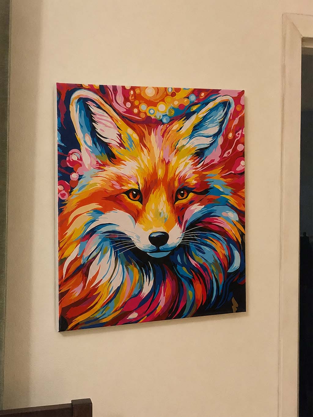Customer photo review of Renard Coloré Abstrait