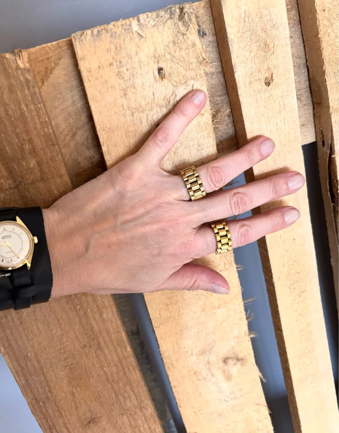 Customer photo review of Rustic Elegance Ring