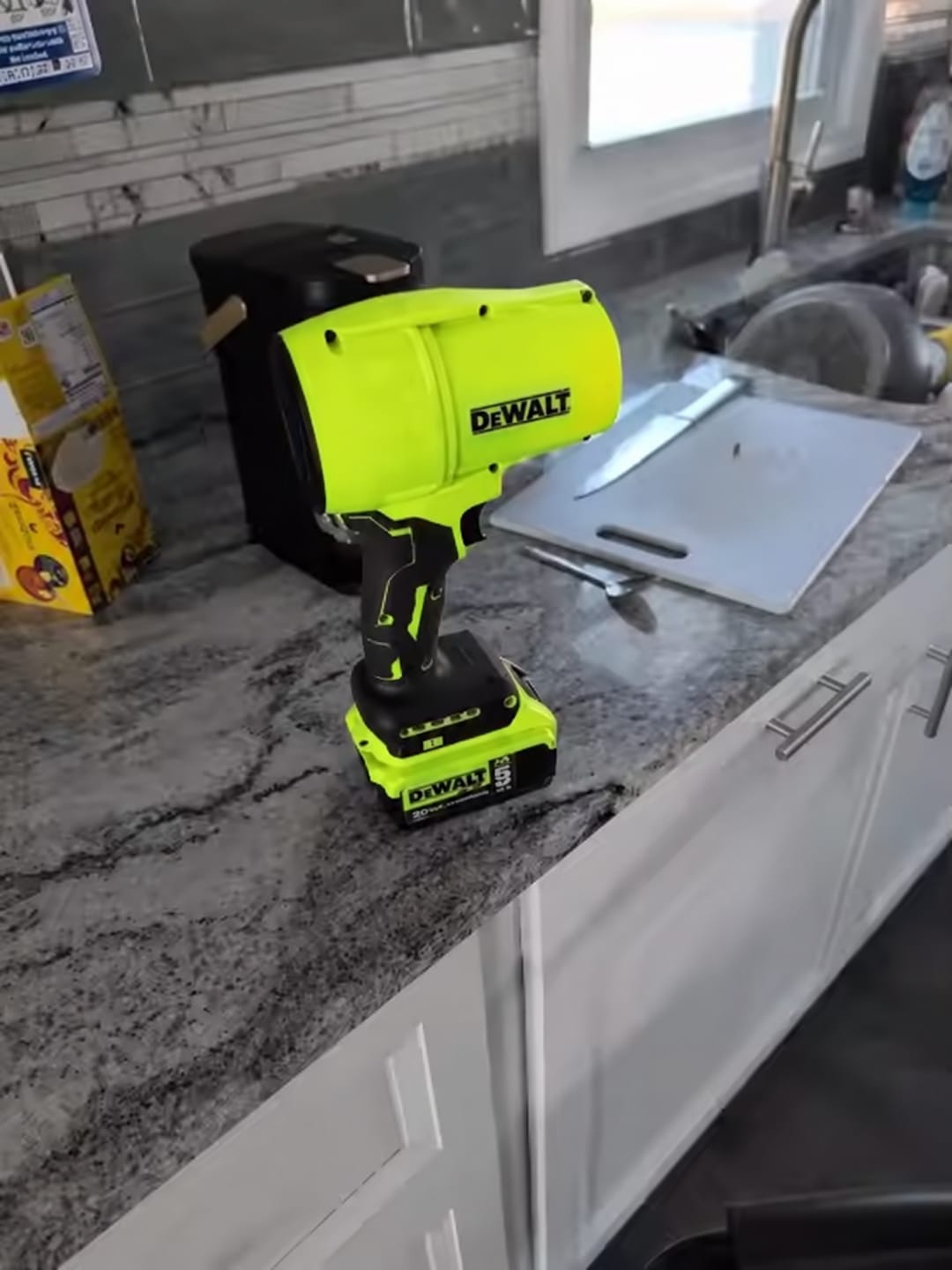 Customer photo review of Compact Cordless Jet Blower